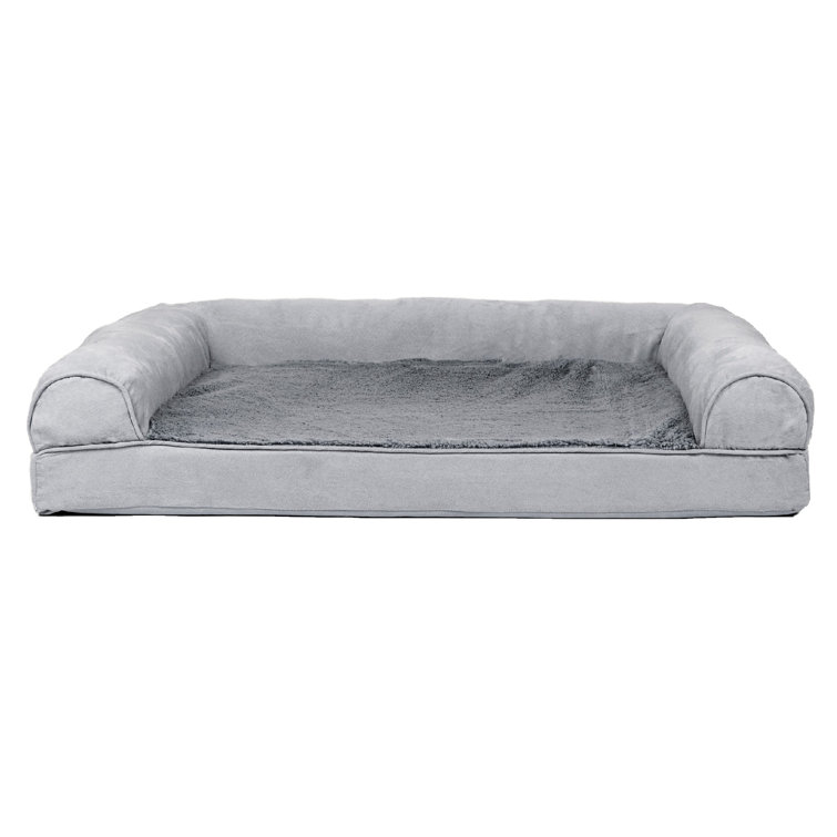 FurHaven Plush & Suede Full Support Orthopedic Sofa Dog Bed